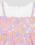 Pipiniko One Piece Flower Print Midi Dress for Girls