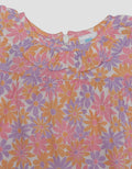 Pipiniko Smock Flower Set Pakaian Anak Perempuan