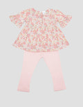 Pipiniko Lonceng Flower Set Pakaian Anak Perempuan