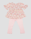 Pipiniko Lonceng Flower Set Pakaian Anak Perempuan