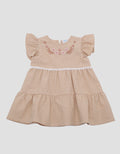 Pipiniko Two Tier Midi Dress for Girls