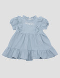 Pipiniko Kotak 2 Tier Midi Dress Anak Perempuan