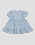 Pipiniko Kotak 2 Tier Midi Dress Anak Perempuan