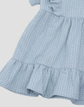 Pipiniko Kotak 2 Tier Midi Dress Anak Perempuan