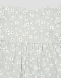 Pipiniko Print Flower Midi Dress Lengan Pendek Anak Perempuan