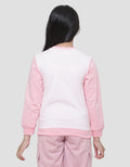 Aero Chenille Wording Flower Sweater for Girls