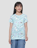 Aero Love Flower Casual T-shirt for Girls