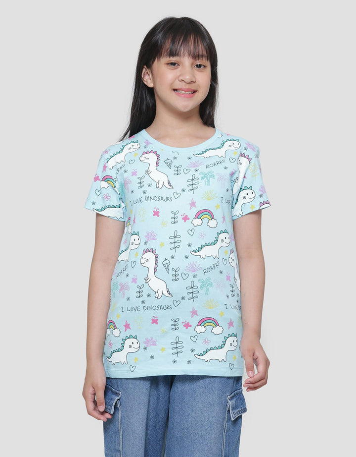 Aero Love Flower Casual T-shirt for Girls