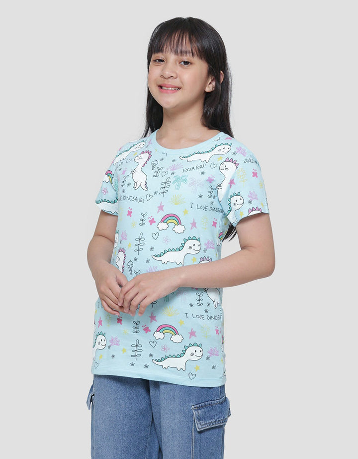 Aero Love Flower Casual T-shirt for Girls