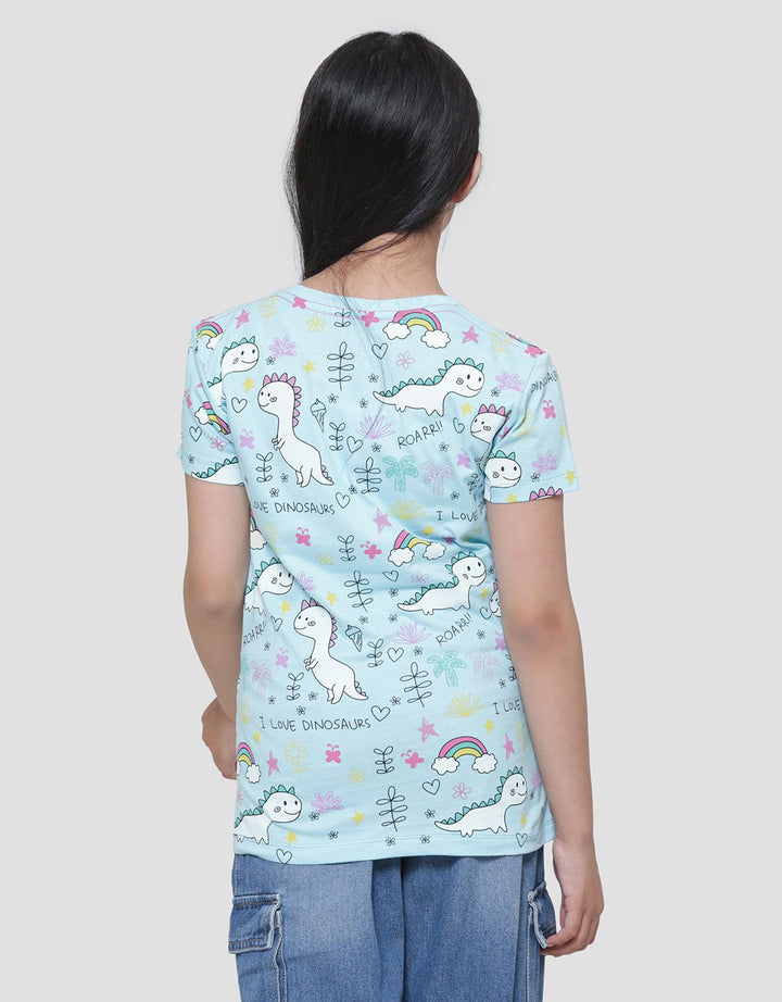 Aero Love Flower Casual T-shirt for Girls