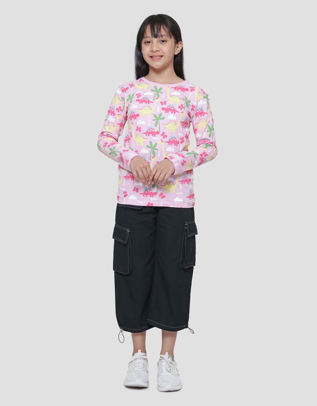 Aero Dino Butterfly Kaos Anak Perempuan