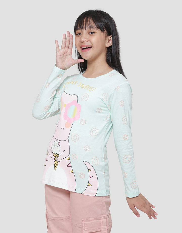 Aero Dino Ice Cream Girls T-Shirt