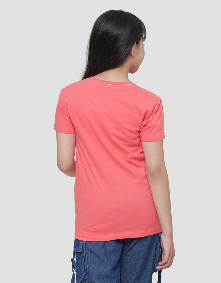 Aero Dino Rainbow Saurus Girls Short Sleeve T-Shirt