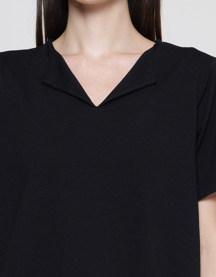Connexion Pique Kaos Lengan Pendek Wanita