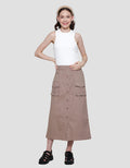 American Jeans Cargo Rok Midi Wanita