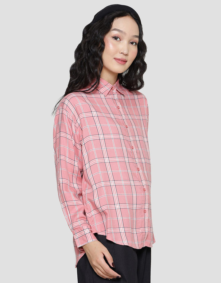 Nevada Check Rayon Twill Women's Shirt