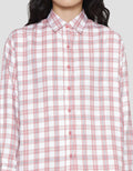 Nevada Rayon Twill Check Kemeja Wanita