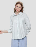 Nevada Stripe Regular Kemeja Wanita