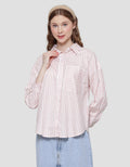 Nevada Stripe Regular Kemeja Wanita