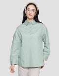 Nevada Basic Placket Kemeja Wanita