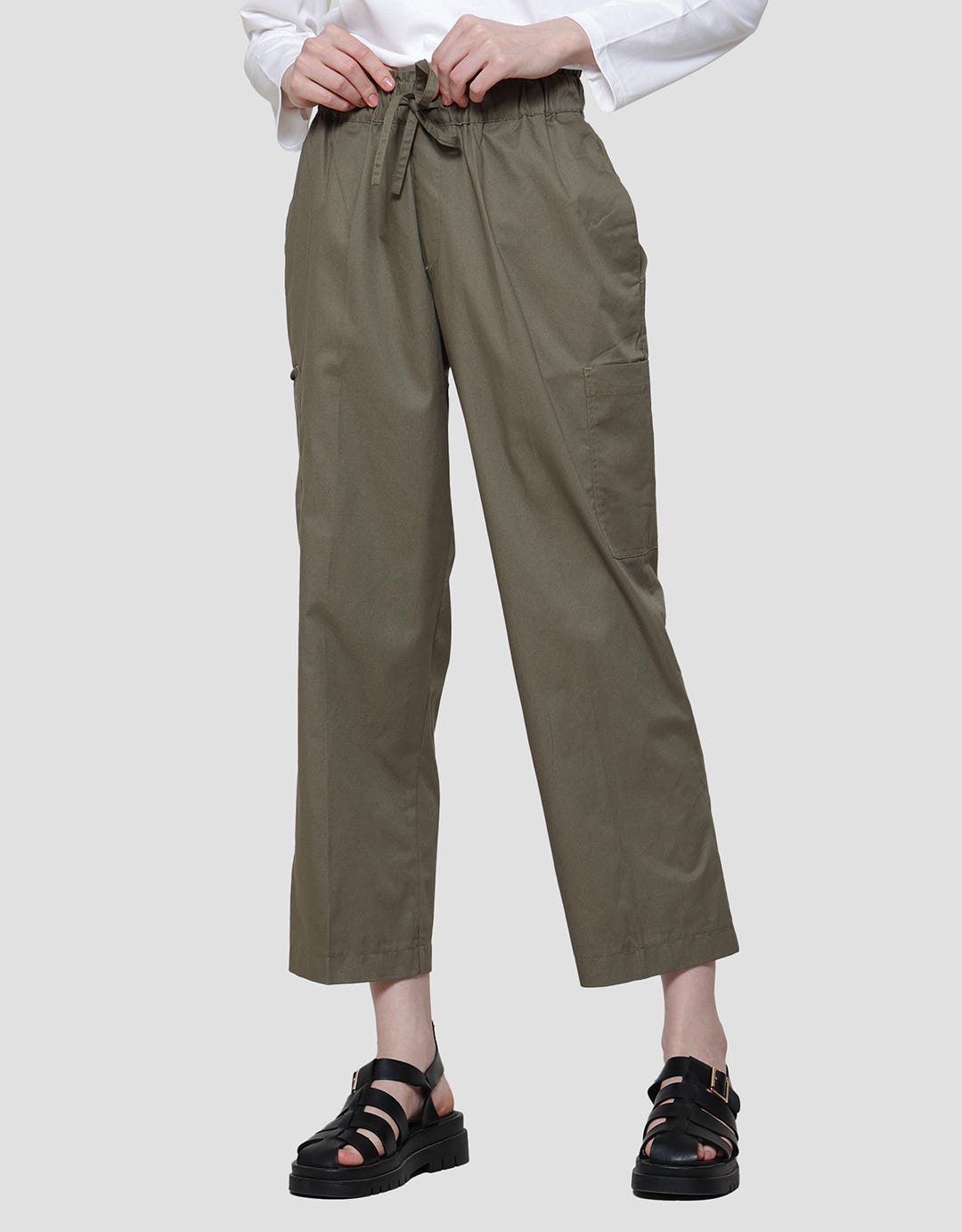 Nevada Woven Cargo Celana Panjang Wanita