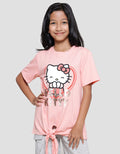 Character Hello Kitty Ribbon Kaos Anak Perempuan