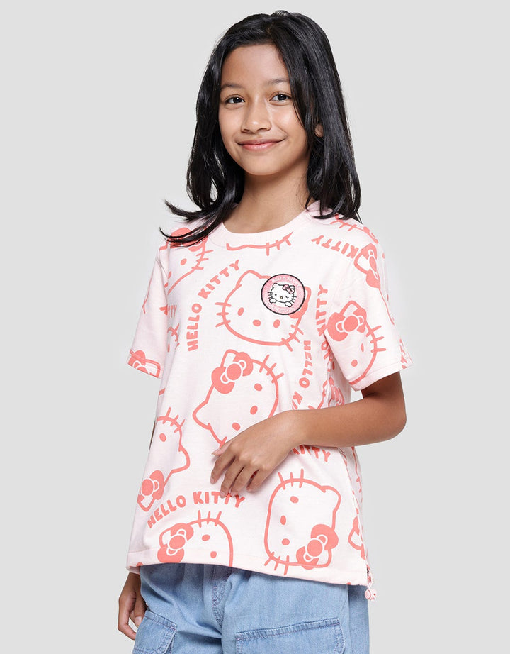 Character Hello Kitty Sport Kaos Anak Perempuan