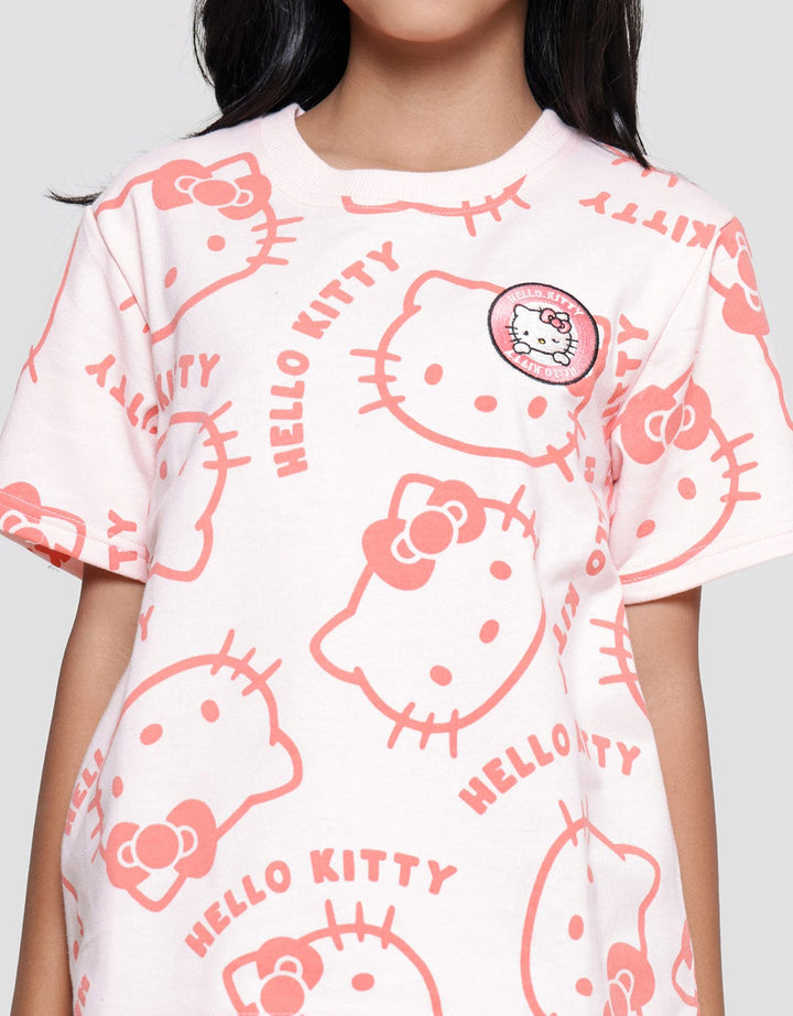 Character Hello Kitty Sport Kaos Anak Perempuan