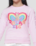Character Barbie Dream Big Sweater Anak Perempuan