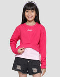 Character Barbie Texture Sweater for Girls
