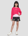 Character Barbie Texture Sweater for Girls