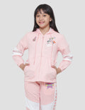Character Power Puff Girl Zipper Jaket Sport Anak Perempuan