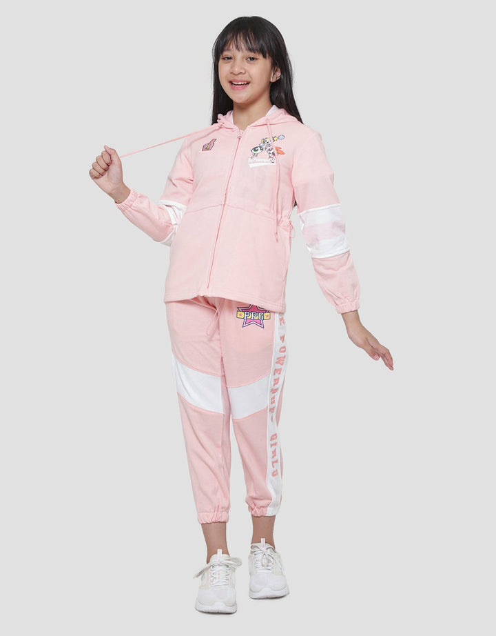 Character Power Puff Girl Zipper Sport Jacket for Girls
