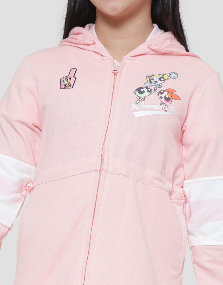 Character Power Puff Girl Zipper Sport Jacket for Girls