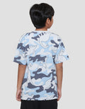 Aero Dino Roar Kaos Lengan Pendek Anak Laki-laki