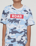 Aero Dino Roar Kaos Lengan Pendek Anak Laki-laki