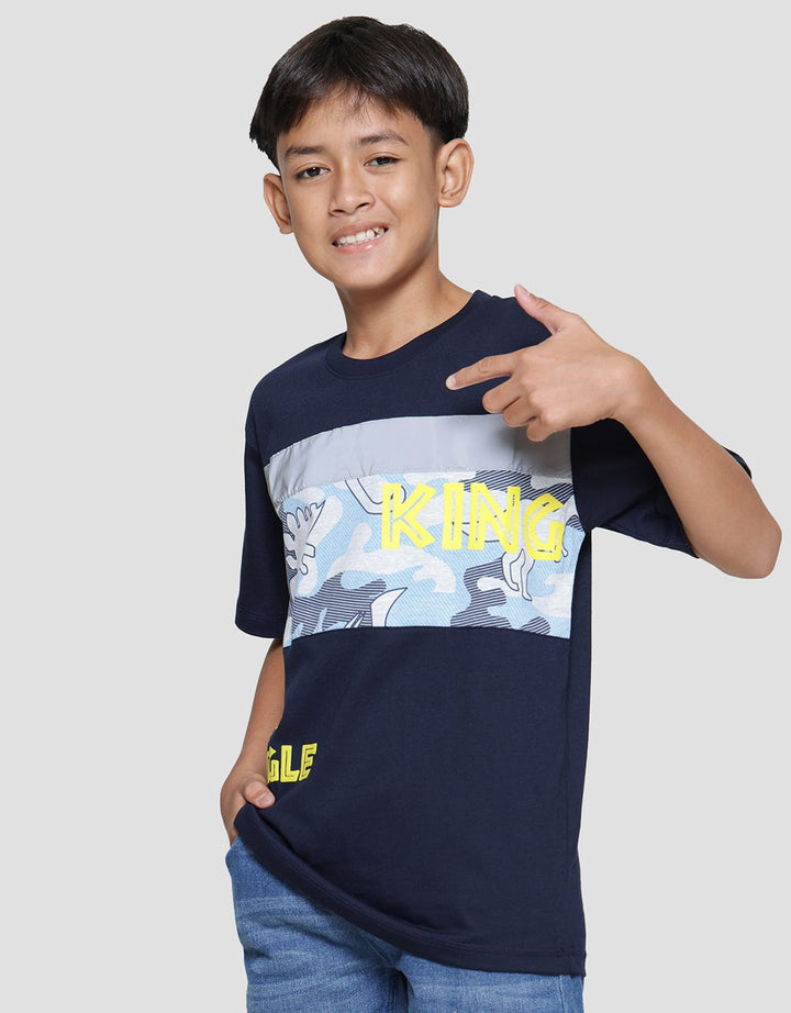 Aero Komb King Of Jungle Kaos Lengan Pendek Anak Laki-Laki