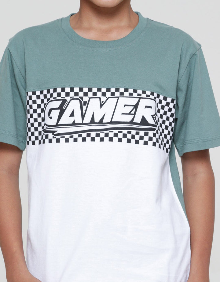Aero Gamer Print Kaos Anak Laki-laki