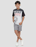 Aero Komb Anime Handsome Kaos Lengan Pendek Anak Laki-Laki