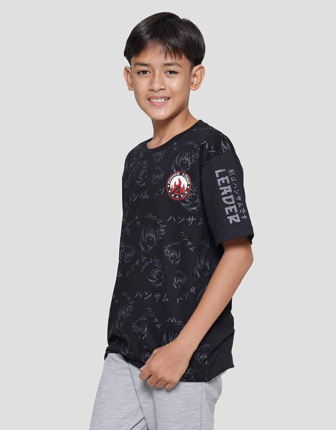 Aero Anime Full Print Kaos Lengan Pendek Anak Laki-Laki