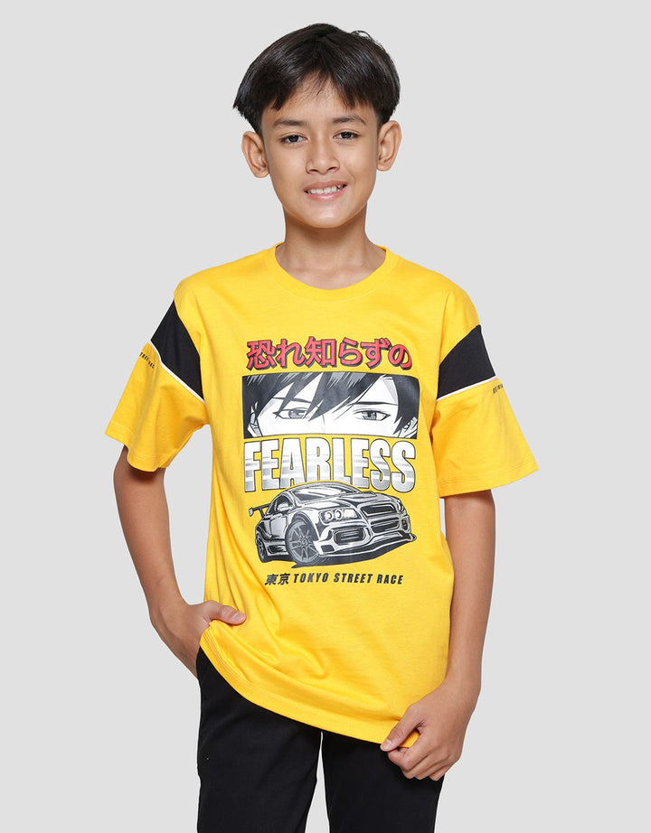 Aero Anime Full Print Kaos Lengan Pendek Anak Laki-laki