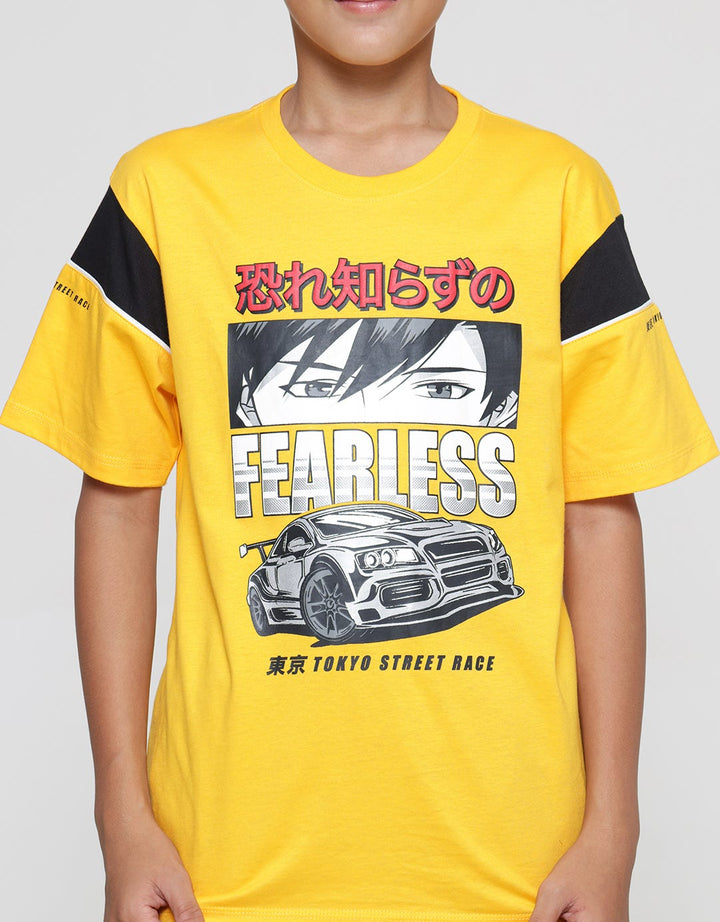 Aero Anime Full Print Kaos Lengan Pendek Anak Laki-laki