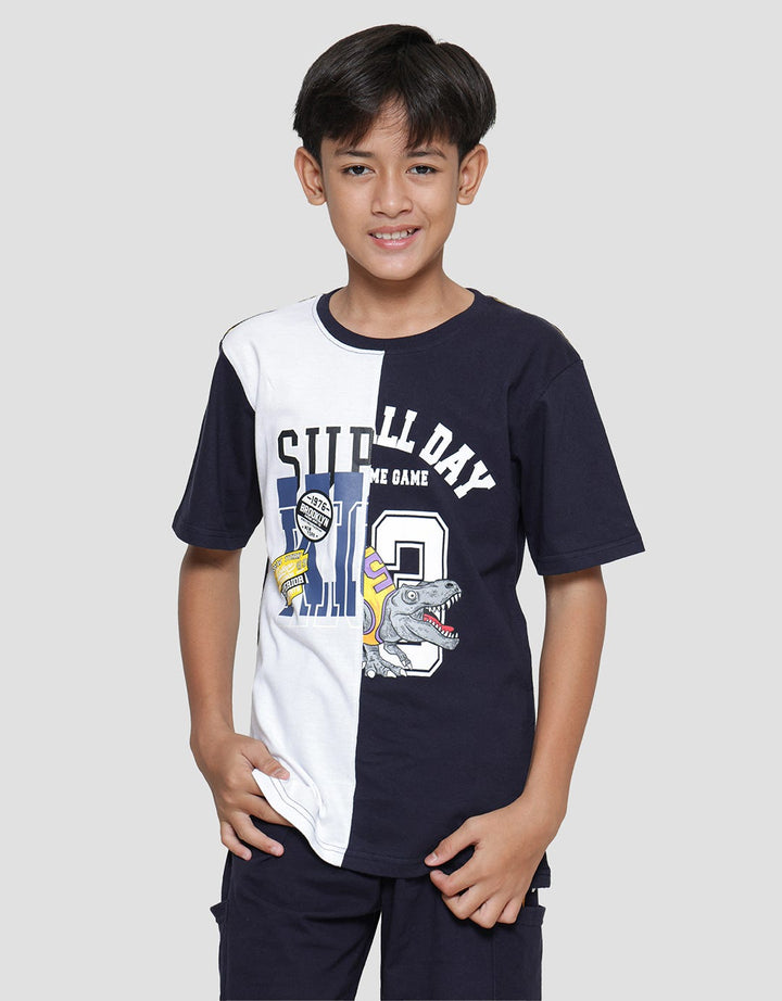 Aero Sport Dino Print Kaos Anak Laki-laki