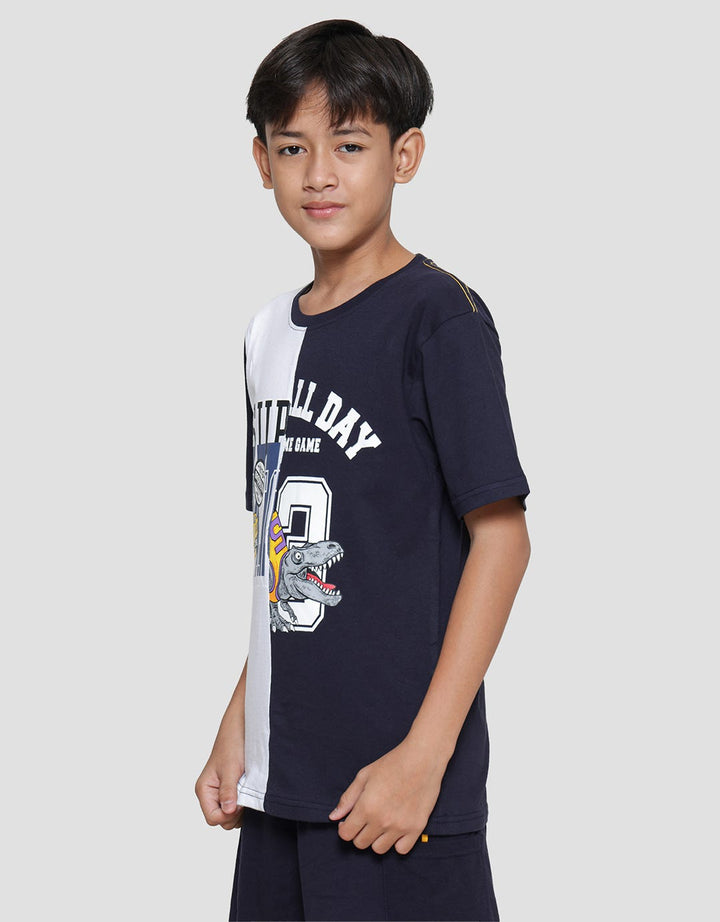 Aero Sport Dino Print Kaos Anak Laki-laki