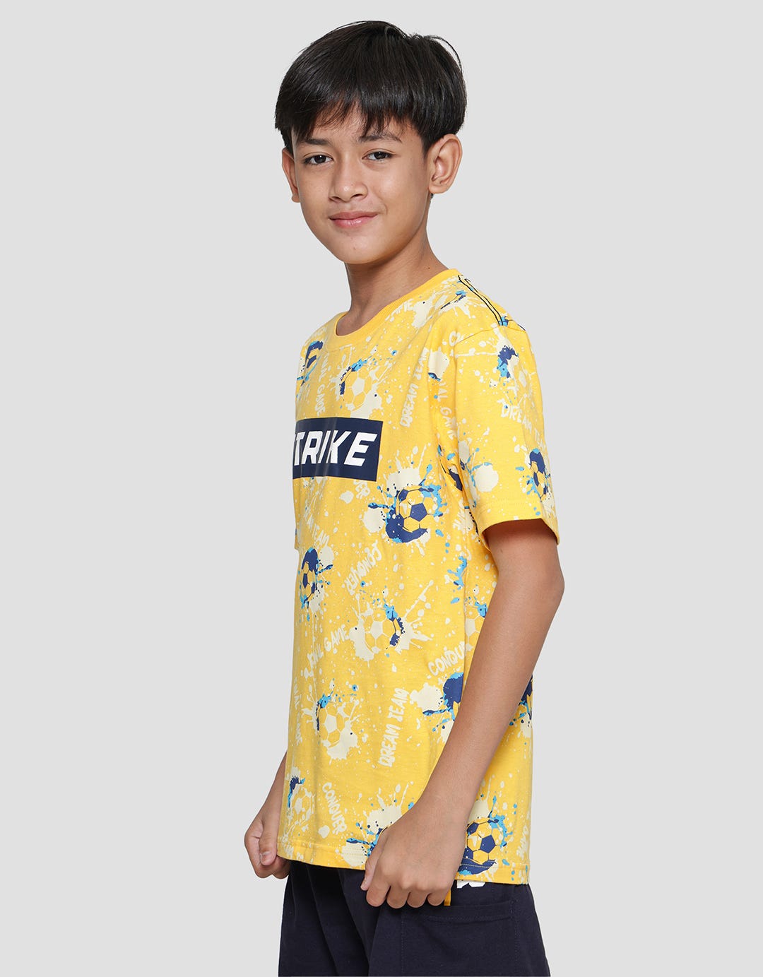 Aero Stripe Print Kaos Anak Laki-laki