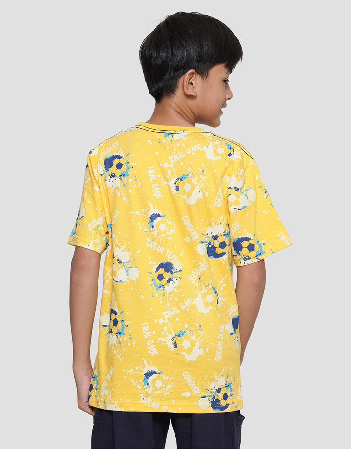 Aero Stripe Print Kaos Anak Laki-laki