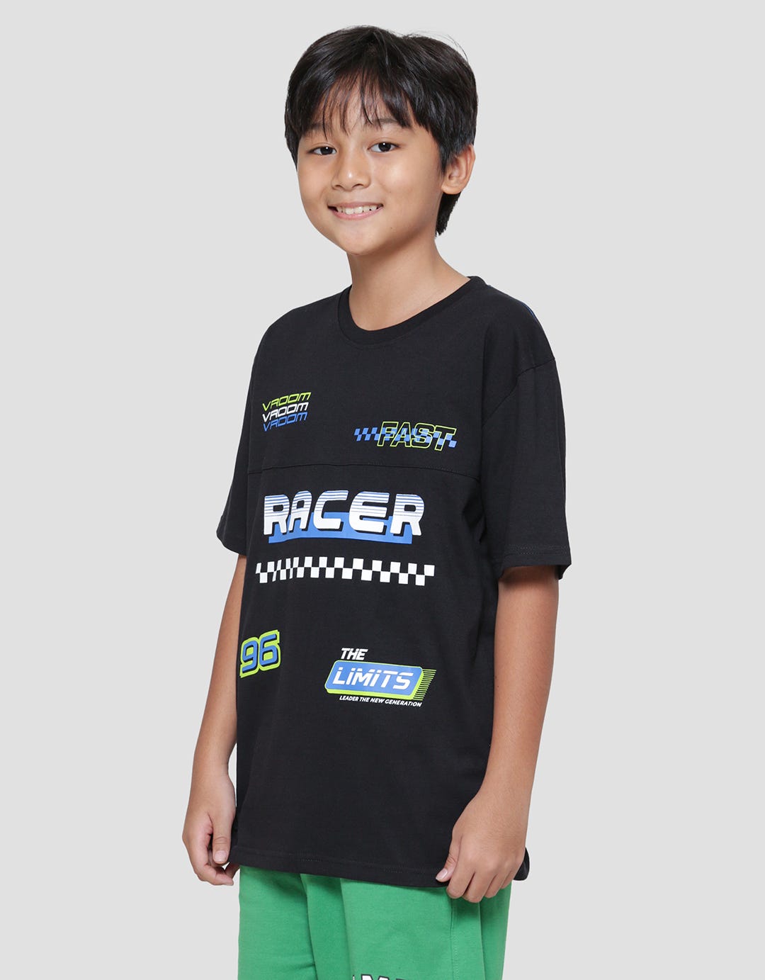 Aero Racer Print Kaos Anak Laki-laki