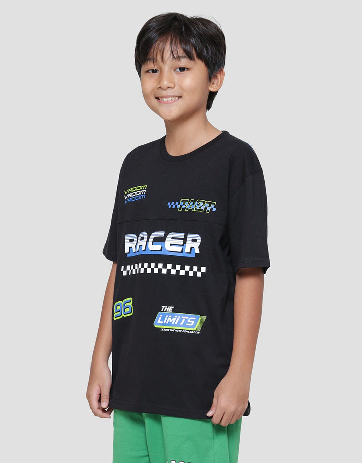 Aero Racer Print Kaos Anak Laki-laki