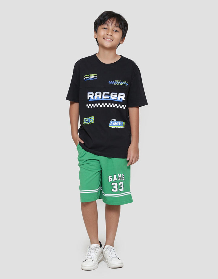 Aero Racer Print Kaos Anak Laki-laki