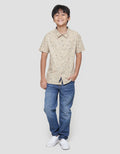 Aero Dino Roarr Boys Short Sleeve Shirt